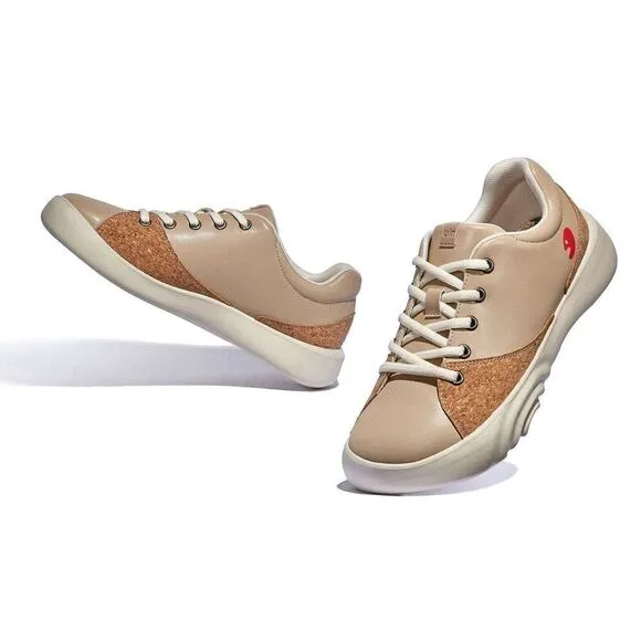 UIN Women's Walking Travel Shoes Casual Fashion Sneaker Denia Series (Sesame)