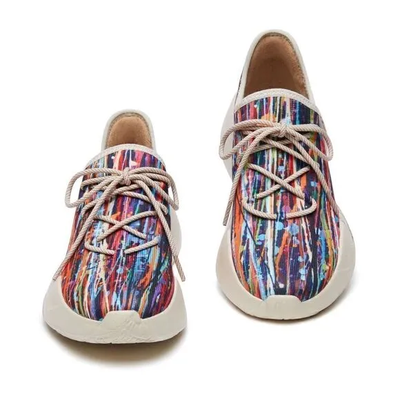 UIN Women's Fashion Sneakers Walking Casual Athletic Shoes (fleeting Streamer)