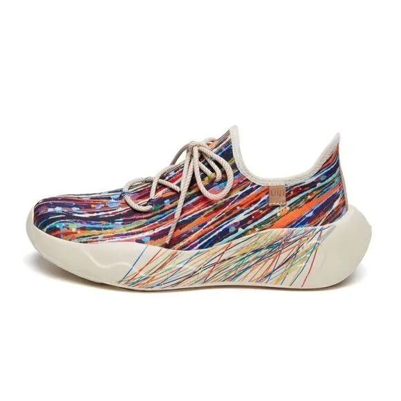 UIN Women's Fashion Sneakers Walking Casual Athletic Shoes (fleeting Streamer)