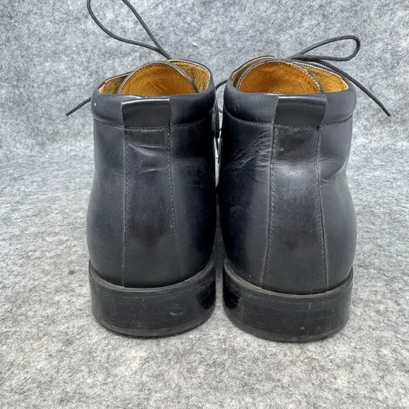 Umberto Pellegrini Boots Shoes Mens Size 10.5 Black Leather Pointed Toe Italy
