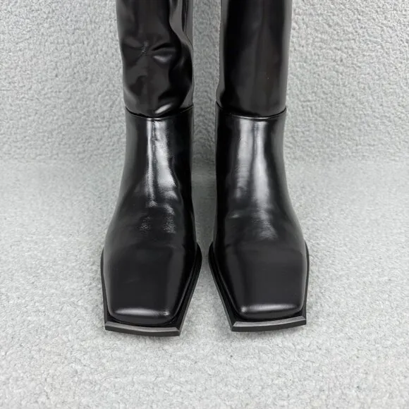 Vagabond Atelier Boots Womens 9 / EU 39 Shoes Black Salma Tall Calf Knee High