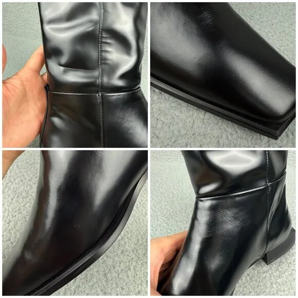 Vagabond Atelier Boots Womens 9 / EU 39 Shoes Black Salma Tall Calf Knee High