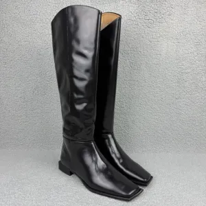 Vagabond Atelier Boots Womens 9 / EU 39 Shoes Black Salma Tall Calf Knee High