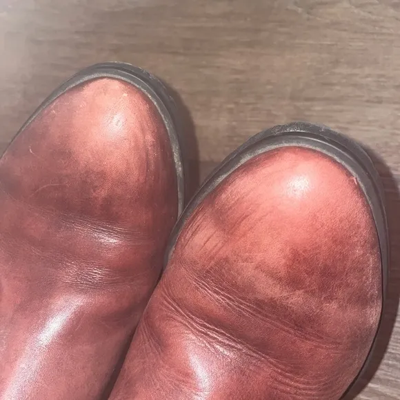 Vagabond Shoemakers Leather Rustic Brown Bootie