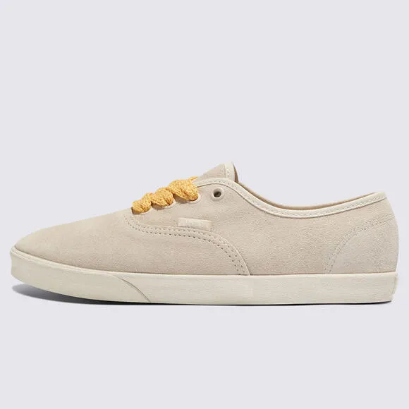 Vans Authentic Low Pro Suede Sneakers Low Top Shoes Fat Lace Yarrow Beige 8.5