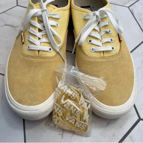 Vans Authentic Pro Pale Banana/Marshmallow Men'sClassic Skate Shoes Size 13
