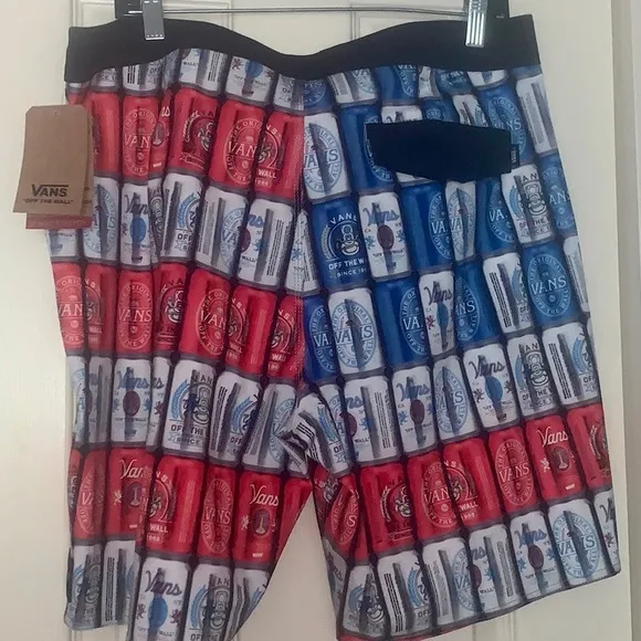💙VANS BOARDSHORT AMERICA 🇺🇸CAN SWIM SHORTS😍NEW