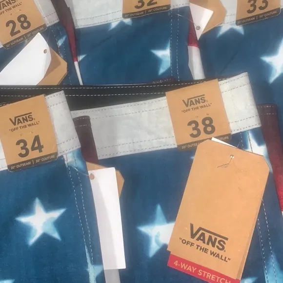 💙VANS BOARDSHORT AMERICA 🇺🇸CAN SWIM SHORTS😍NEW