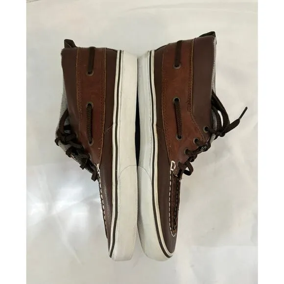 Vans California Chukka Del Barco Shoes Size 9.5 Brown Leather