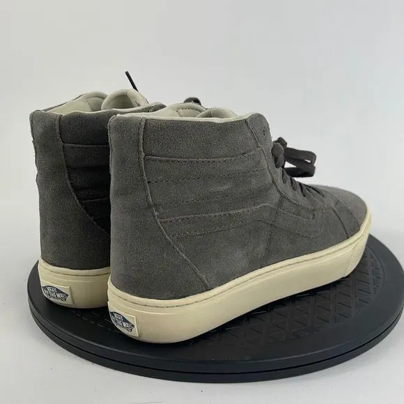 Vans California Sk8-Hi Premium Causal Skate Shoes Gray Suede Women’s Size 8