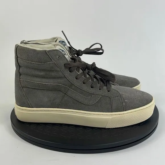 Vans California Sk8-Hi Premium Causal Skate Shoes Gray Suede Women’s Size 8