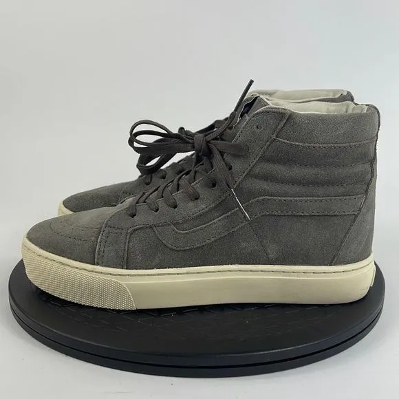 Vans California Sk8-Hi Premium Causal Skate Shoes Gray Suede Women’s Size 8