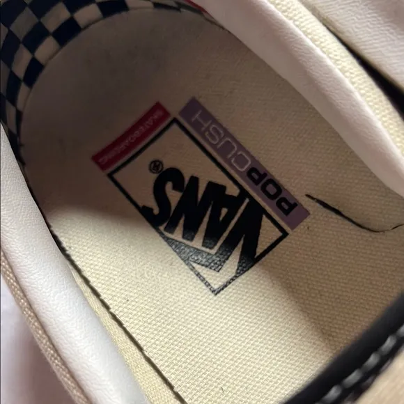 Vans Checkerboard Slip-On Shoes - Black and White DURACAP