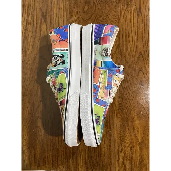 Vans Era Loteria Patch Skate Shoes‎ Men's Size 11/Women's 12.5 Multi &amp; White NEW