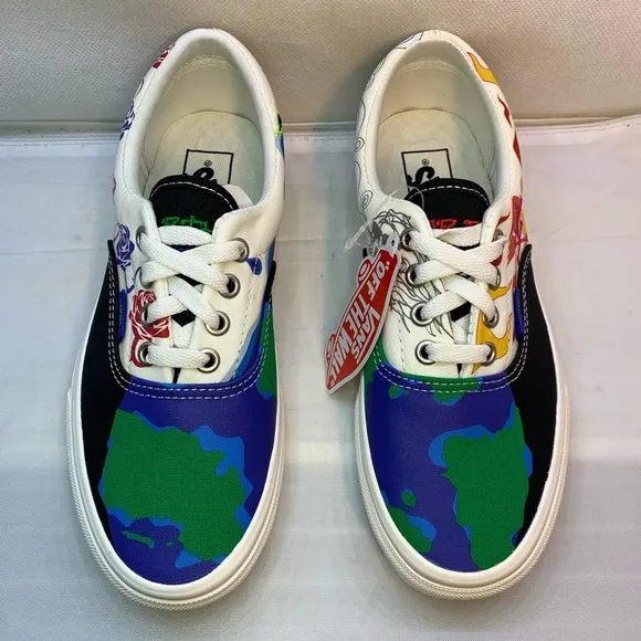 Vans Era Mother Earth Edition Lace Up Skate Shoes.