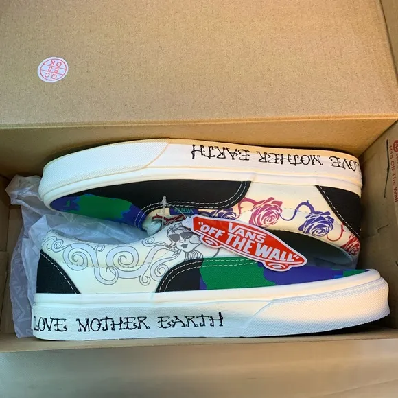 Vans Era Mother Earth Edition Lace Up Skate Shoes.