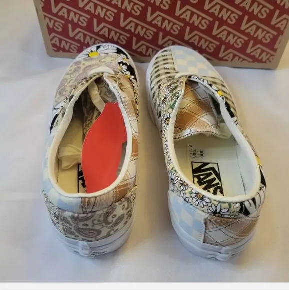 Vans Era Skate Shoes Meadow Patchwork Unisex W-8 M -6.5 Multicolor Fabric.