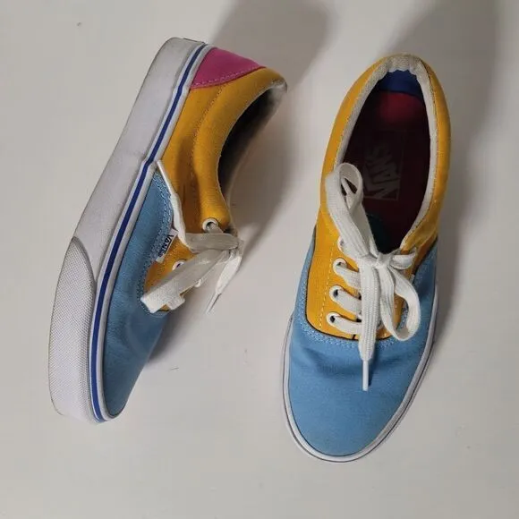Vans Era Bright Color Blocked Skate Shoes