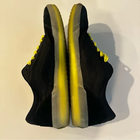Vans EVDNT UltimateWaffle Skate Shoes Black/Yellow Size [12]
