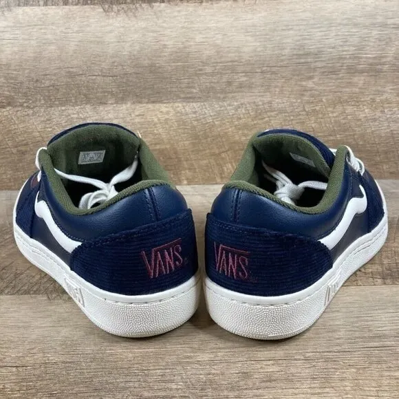 VANS FAIRLANE Corduroy Mix Skate Shoes Men's Sz 9.5, Womens Sz 11 Sneakers NEW