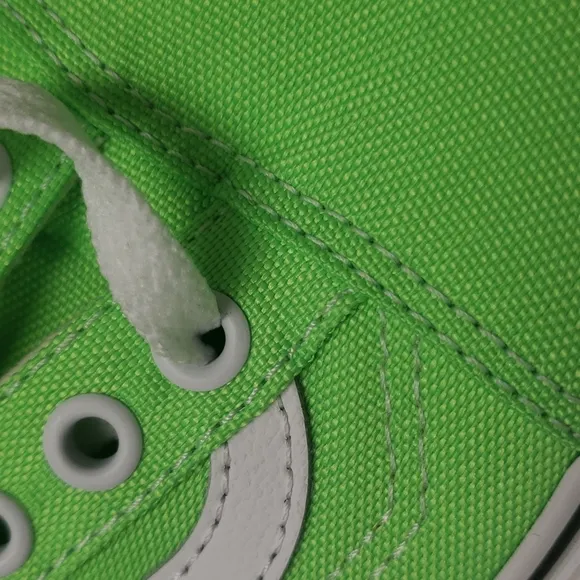 Vans  green and white old skool neon
