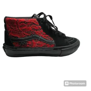 VANS Grosso Mid Premier 3D Skate‎ Shoes Sz 8.5 Unisex Red Lace/Black
