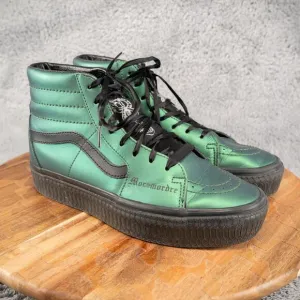 Vans Harry Potter Morsmordre Dark Arts PLatform Green Womens Size 9