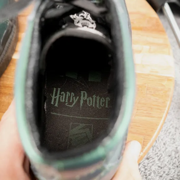 Vans Harry Potter Morsmordre Dark Arts PLatform Green Womens Size 9