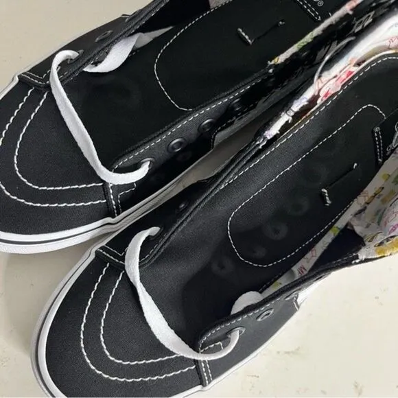 VANS High Tops Black White RARE Zappos 20th Anniversary Womens 9 Mens 7.5 NEW
