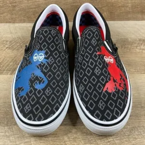 Vans Krooked By Natas For Ray Barbee Slip On Skate Shoes Mens 8.5 Womens 10 NEW
