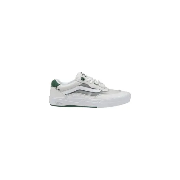 Vans Leather Shoes with Rubber Sole Men Green Sneakers