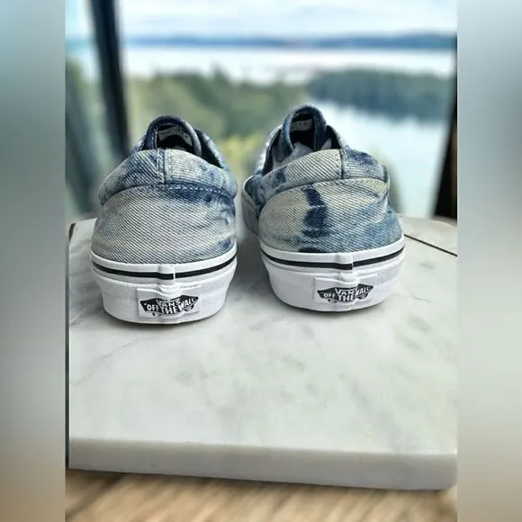 Vans Limited Edition Acid Wash Jean / Denim Shoes Sneakers Size 6.5 Men 8 Women