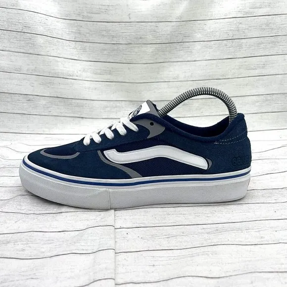 Vans Mens Off The Wall Pro Rowley Skate Shoes Sneakers UltraCush Blue Sz US 6.5