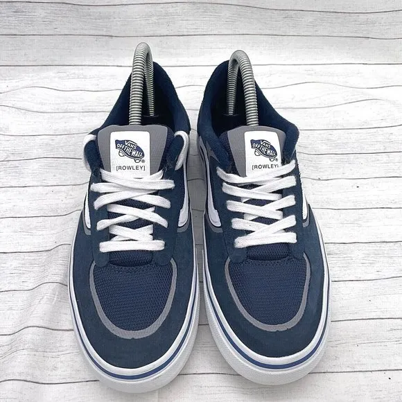 Vans Mens Off The Wall Pro Rowley Skate Shoes Sneakers UltraCush Blue Sz US 6.5