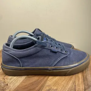 Vans Off The Wall Old Skool Mens Navy Blue Gum Size 10 Low Top Shoes