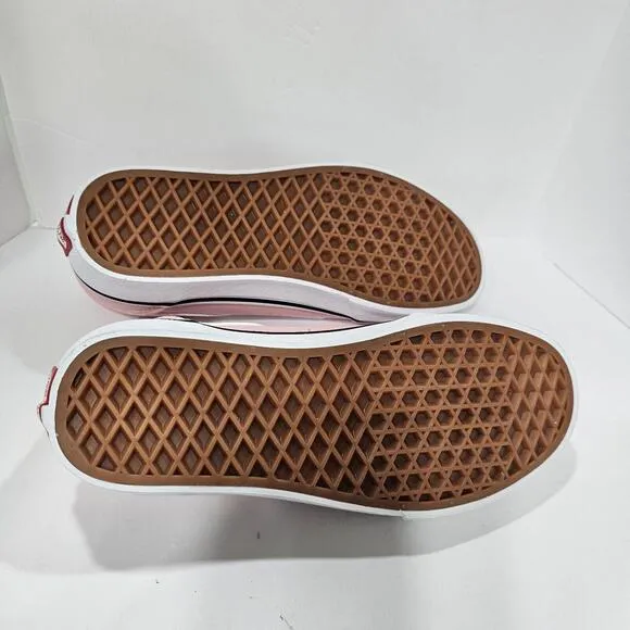 Vans Off The Wall - Women's Size 5 - Pale Pink Low Skate Shoes - 507698