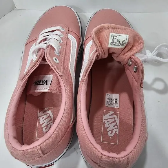 Vans Off The Wall - Women's Size 5 - Pale Pink Low Skate Shoes - 507698