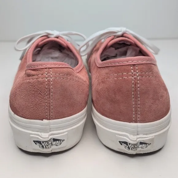 Vans Old Skool Premium Authentic 44  HEIQ Eco Dry suede pink coral women's 8.5
