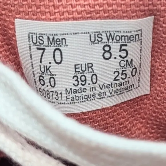 Vans Old Skool Premium Authentic 44  HEIQ Eco Dry suede pink coral women's 8.5