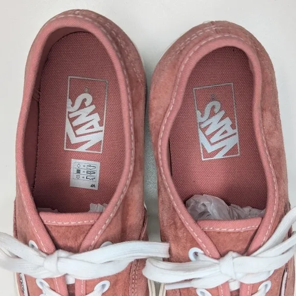 Vans Old Skool Premium Authentic 44  HEIQ Eco Dry suede pink coral women's 8.5