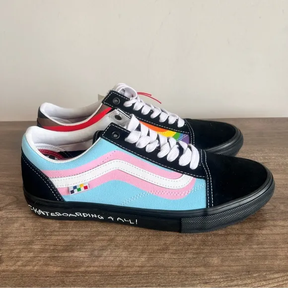 VANS Old Skool Pride Skate For All Men's Shoe Size 10 #242724
