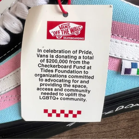 VANS Old Skool Pride Skate For All Men's Shoe Size 10 #242724