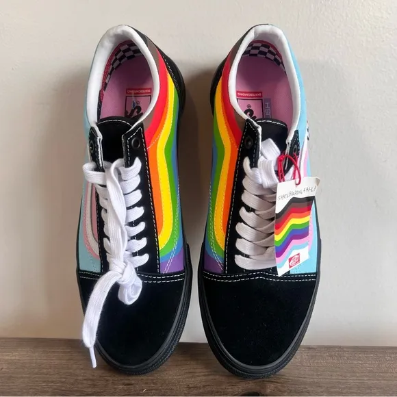 VANS Old Skool Pride Skate For All Men's Shoe Size 10 #242724