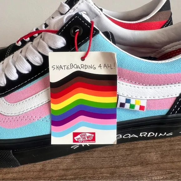 VANS Old Skool Pride Skate For All Men's Shoe Size 10 #242724
