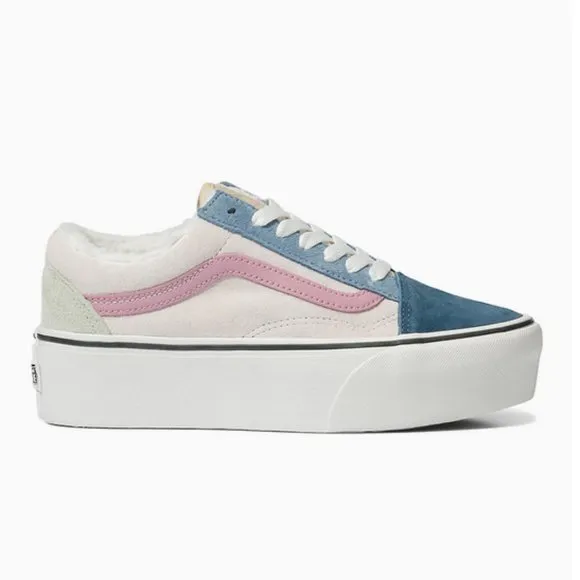 VANS Old Skool Sherpa Platform Skate Sneakers Shoes