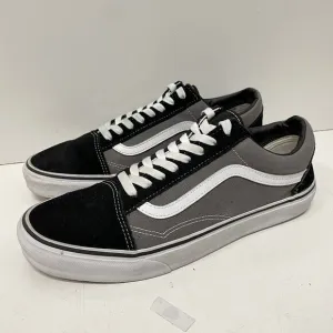 Vans Old Skool Skateboard Sneaker Skate Shoes Men’s 11.5 Black Pewter
