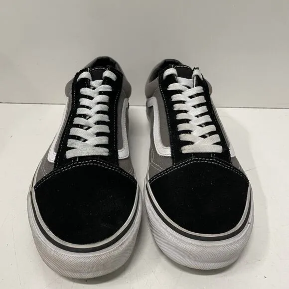 Vans Old Skool Skateboard Sneaker Skate Shoes Men’s 11.5 Black Pewter