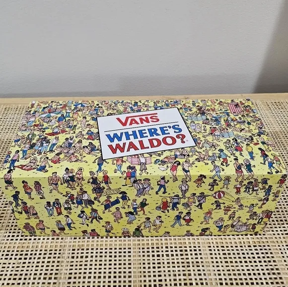 Vans Old Skool, (Where's Waldo?) International Stripes, Unisex M5.5, W7, NWT