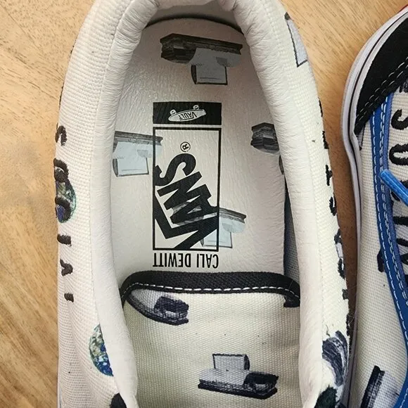 Vans Old Skool x Cali Thornhil Dewitt Social Disaster Skate Shoes Mens Sz 9