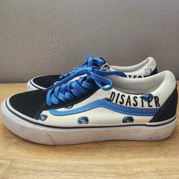 Vans Old Skool x Cali Thornhil Dewitt Social Disaster Skate Shoes Mens Sz 9